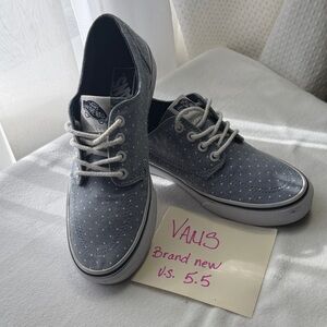 Vans Polka Dot Gray Low-Top Sneakers